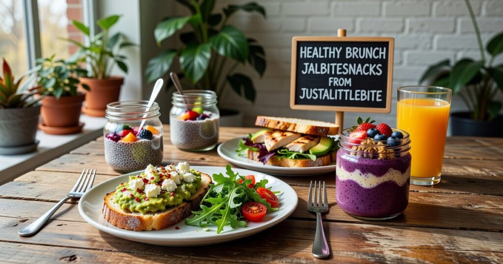 Healthy Brunch Jalbitesnacks From Justalittlebite